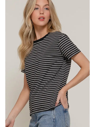 All You Need Stripes Tee