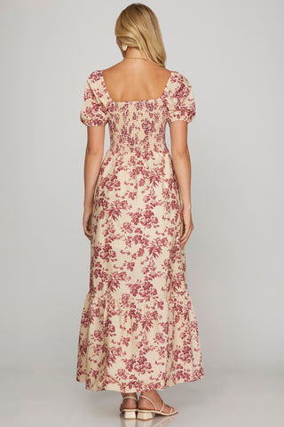 Love Me Floral Berry Dress