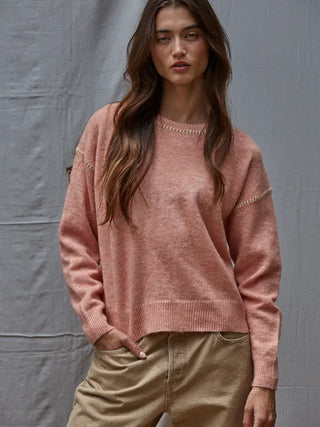 Stay The Pace Coral Top