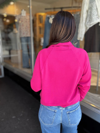 Luxe Pink 1/4 Zip