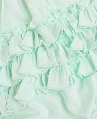 Mint Smocked Bubble Romper