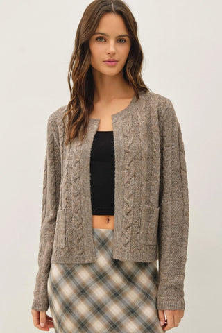 Marsha Mocha Cardigan