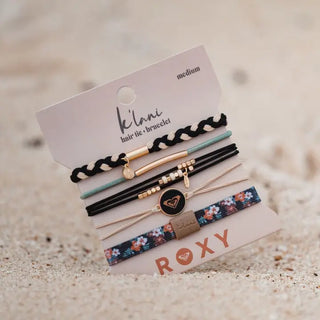 "Roxy Coastal Drift" Hair Tie Bracelets