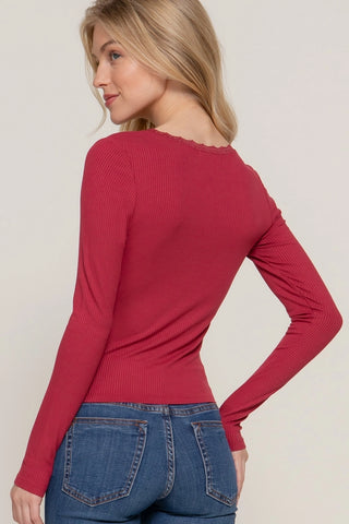 Classic Wine Lace Trim