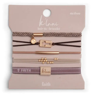 Faith Hair Tie Bracelets