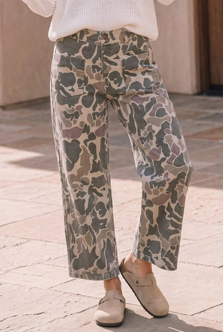 Oakley Camo Wide Leg Pants
