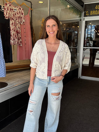 Lindsey Natural Cardigan