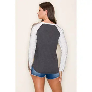 Landry Charcoal Leopard