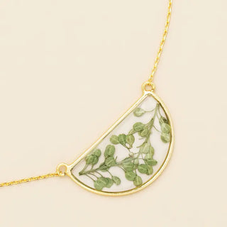 Peppergrass Pressed Necklace