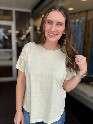 Khaki Essential Tee