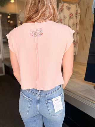 Blush Garden Knit Top