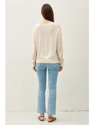 Poppy Oatmeal Sweater