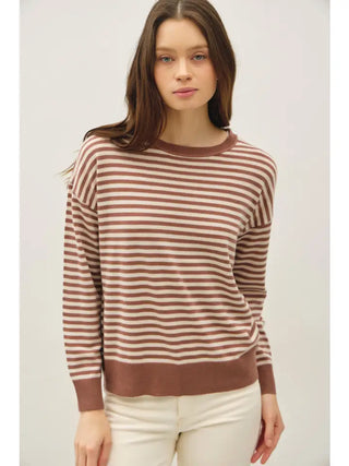 Wool Mix Brown Sweater