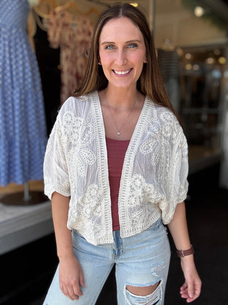 Lindsey Natural Cardigan