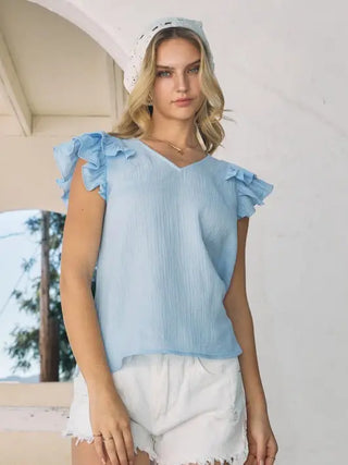 Aruba Blue Ruffle