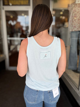 Blake Bloom Blue Tank