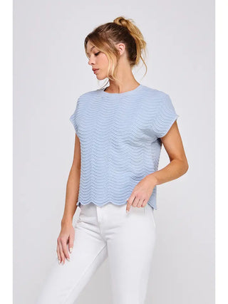 Cleo Soft Blue Knit