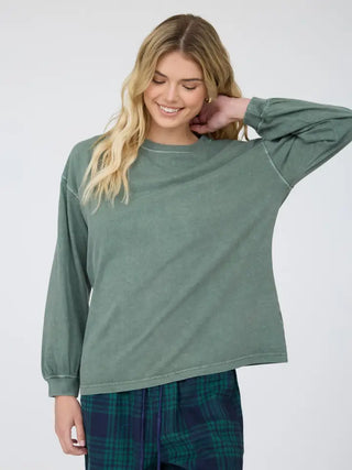 Sagebrush Washed Knit Top