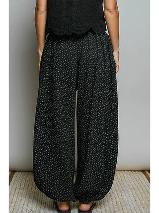 Midnight Floral Wide Pants