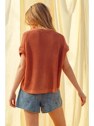 Sienna Coral Blouse