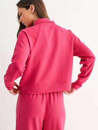 Luxe Pink 1/4 Zip