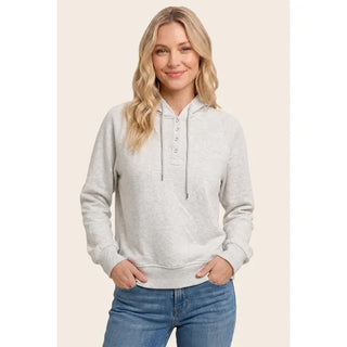 Cloud Nine Henley Hoodie