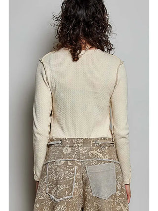 Almond Hour Waffle Henley