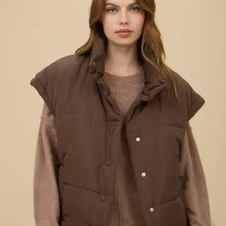 Working Out Brown Vest