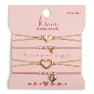 Mother / Daughter Hair Tie Bracelet