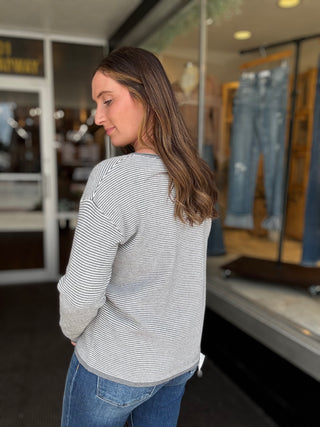 Charcoal Sketch Sweater