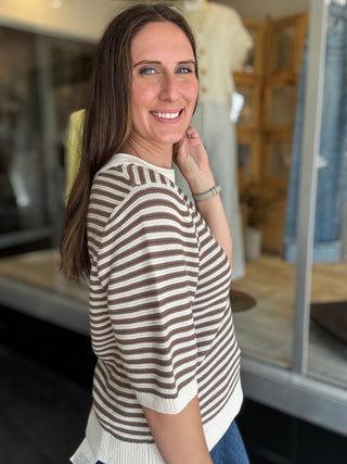 Coffeehouse Stripe Knit