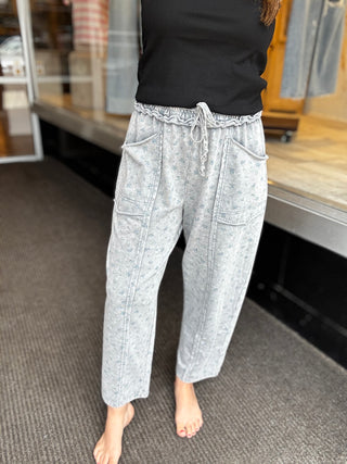 Lisa Grey Washed Pants