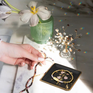 Flower Dish & Stud Earring