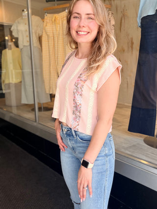 Blush Garden Knit Top