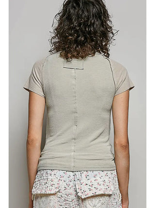 Sunset Vintage Tee-Sage