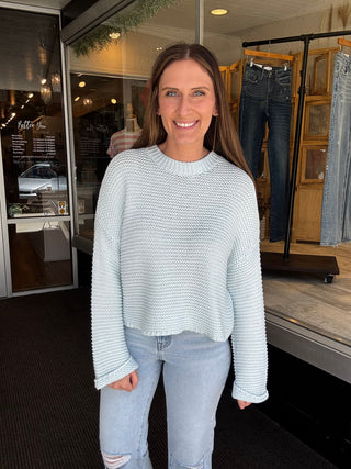 Marci Baby Blue Sweater