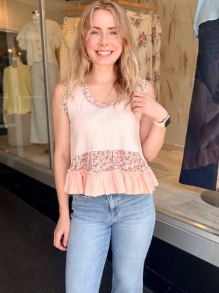 Ada Pink Floral Tank