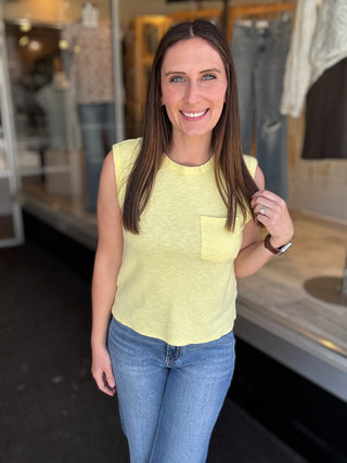 Casual Cute Butter Tank