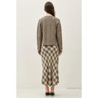 Marsha Mocha Cardigan