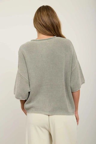 Sage & Simple Button Knit