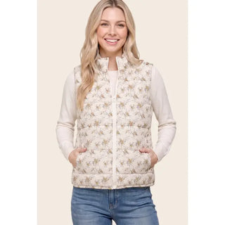 Happy Fall Cream Vest