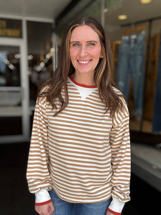 Latte Lines Sweatshirt