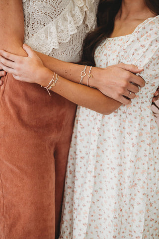 Mother / Daughter Hair Tie Bracelet