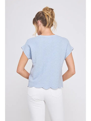 Cleo Soft Blue Knit