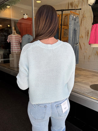 Marci Baby Blue Sweater