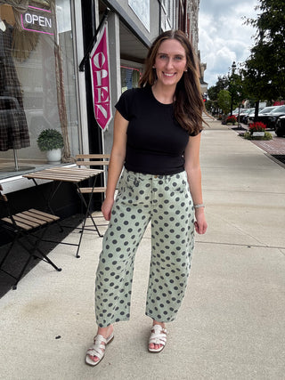 Call Me Funky Dots-Sage