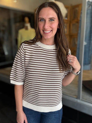 Coffeehouse Stripe Knit