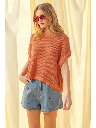 Sienna Coral Blouse