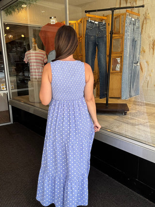 All For You Blue Polka Dots