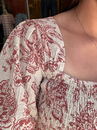 Karen Rosy Coral Dress